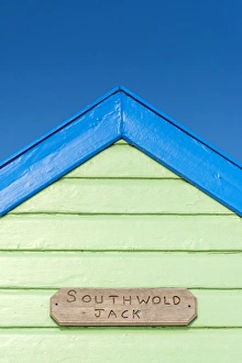 UK, England, Suffolk, Southwold, Promenade, Beach Huts