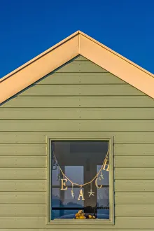 UK, England, Suffolk, Southwold, Promenade, Beach Huts