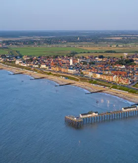 UK, England, Suffolk, Southwold, Southwold Pier