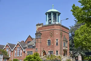 UK, England, West Midlands, Birmingham, Bournville, Bournville Carillon at Bournville infant school, a memorial to George Cadbury