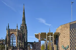 UK, England, West Midlands, Coventry, Coventry Cathedral