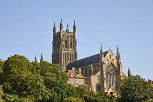 UK, England, West Midlands, Worcestershire, Worcester, Worcester Cathedral