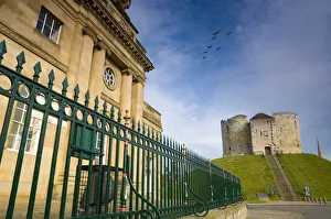 York Prints: UK, England, York, Clifford Tower