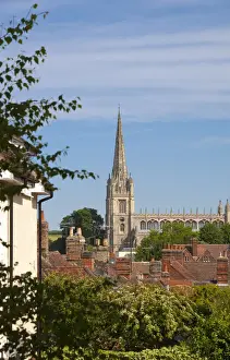 Essex Prints: UK, Essex, Saffron Walden, St. Marys Parish Church