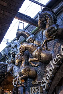 UK, London, Camden Town market stables