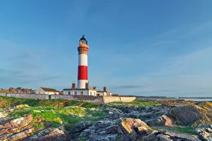 Aberdeenshire Prints: UK, Scotland, Aberdeenshire, Peterhead, Boddam, Buchan Ness Lighthouse