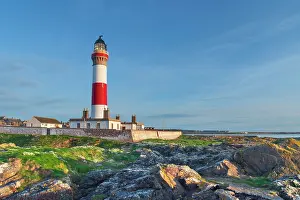 UK, Scotland, Aberdeenshire, Peterhead, Boddam, Buchan Ness Lighthouse