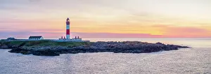 Aberdeenshire Prints: UK, Scotland, Aberdeenshire, Peterhead, Boddam, Buchan Ness Lighthouse