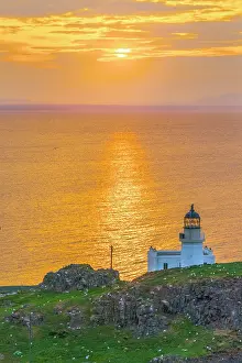 East Lothian Prints: UK, Scotland, East Lothian, Fidra Island, Fidra Lighthouse