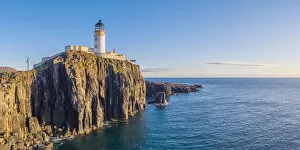Images Dated 22nd March 2021: UK, Scotland, Highland, Isle of Skye, Duirinish Peninsula, Neist Point