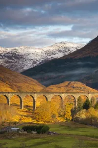 Viaduct Prints: UK, Scotland, Highland, Loch Shiel, Glenfinnan, Glenfinnan Railway Viaduct, part of