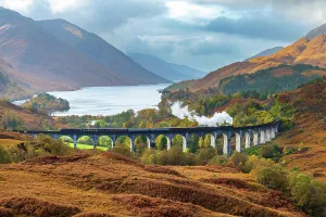 Elevated Viewpoints Prints: UK, Scotland, Highland, Loch Shiel
