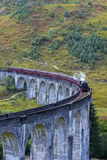 Images Dated 27th November 2014: UK, Scotland, Highland, Loch Shiel, Glenfinnan, Glenfinnan Railway Viaduct, part of