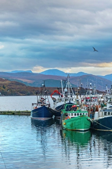 Jetties Prints: UK, Scotland, Highland, Ross and Cromarty, Ullapool on the North Coast 500