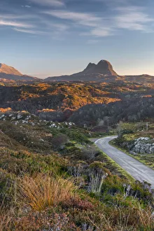 UK, Scotland, Highland, Sutherland, B869 Road, part of the North Coast 500 Tourist Route