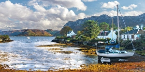 The Highlands Prints: UK, Scotland, Highland, Wester Ross, Plockton