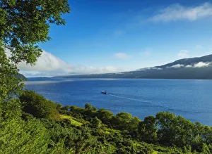UK, Scotland, Highlands, Drumnadrochit, Landscape of the Loch Ness UK, Scotland, Highlands, Drumnadrochit, Landscape of the Loch Ness