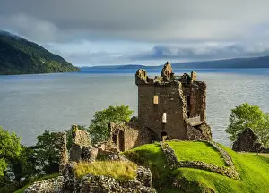 Drumnadrochit Prints: UK, Scotland, Highlands, Urquhart Castle and Loch Ness