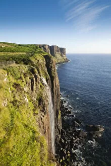 Images Dated 1st September 2011: UK, Scotland, Inner Hebrides, Isle of Skye, Mealt Falls and Kilt Rock