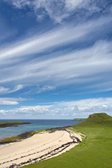 Cirrus Prints: UK, Scotland, Isle of Skye, Claigan, Loch Dunvegan, Coral Beach