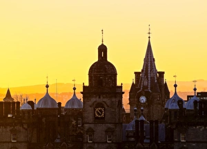 UK, Scotland, Lothian, Edinburgh, Lauriston Place, George Heriots School and Quartermile