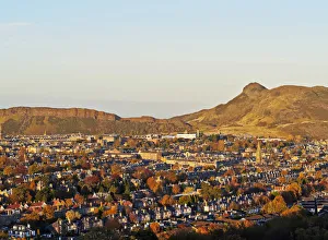 UK, Scotland, Lothian, Edinburgh, Cityscape viewed from the Blackford Hill
