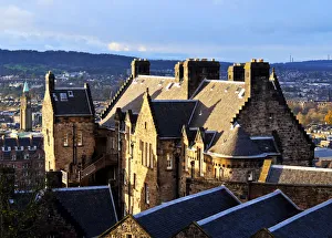 Images Dated 31st March 2016: UK, Scotland, Lothian, Edinburgh, View of the Edinburgh Castle