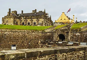 Stirling Prints: UK, Scotland, View of the Stirling Castle