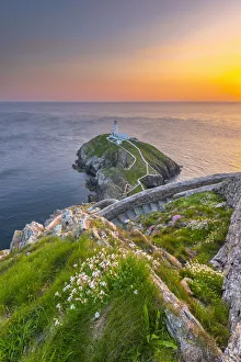 UK, Wales, Anglesey, Holy Island, South Stack Lighthouse