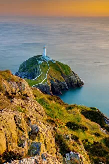Images Dated 5th July 2011: UK, Wales, Anglesey, Holy Island, South Stack Lighthouse