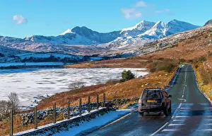 Cars Prints: UK, Wales, Conwy, Snowdonia National Park (Parc Cenedlaethol Eryri)