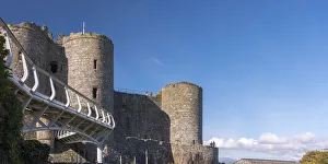 Uk, Wales, Gwynedd, Harlech, Harlech Castle