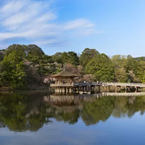Images Dated 25th April 2018: Ukimido pavilion in Nara Park, Nara, Kansai, Japan
