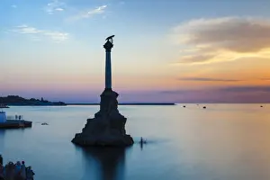 Bronze Statue Prints: Ukraine, Crimea, Sevastopol, Eagle Column - Monument to the Scuttled Ships
