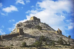 Historic Town Prints: Ukraine, Crimea, Sudak, Genoese fortress