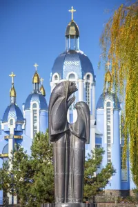 John Coletti Prints: Ukraine, Vinnytsya, Monument To Victims Of The Chernobyl Nuclear Disaster