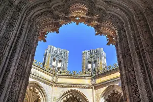 Vault Prints: Unfinished chapels, Batalha monastery (Mosteiro da Batalha), Batalha, Portugal