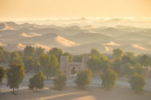 United Arab Emirates, Abu Dhabi, Al Ain, Remah Desert, Telal Resort Heritage Village