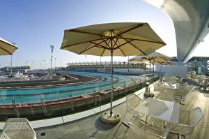 United Arab Emirates, Abu Dhabi, Yas Island, The Yas Hotel and Yas Marina Grand Prix