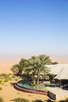 United Arab Emirates, Abu Dhabi, Al Ain, Remah Desert, Luxury villas at Telal Resort