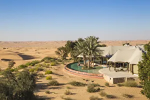 United Arab Emirates, Abu Dhabi, Al Ain, Remah Desert, Luxury villas at Telal Resort