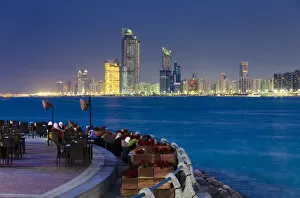 Images Dated 21st March 2011: United Arab Emirates, Abu Dhabi, City Skyline