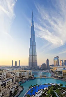 Images Dated 12th April 2010: United Arab Emirates (UAE), Dubai, The Burj Khalifa