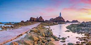 United Kingdom, Channel Islands, Jersey, Corbiere Lighthouse