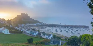 United KIngdom, Channel Islands, Gorey, Mont Orgueil Castle or Gorey Castle