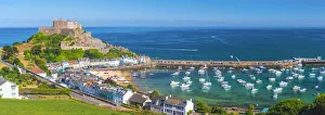 United KIngdom, Channel Islands, Gorey, Mont Orgueil Castle or Gorey Castle
