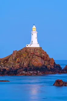 United Kingdom, Channel Islands, Jersey, Corbiere Lighthouse