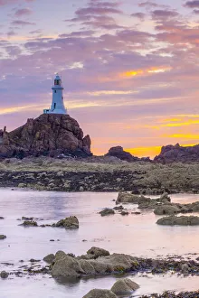 United Kingdom, Channel Islands, Jersey, Corbiere Lighthouse