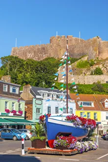United KIngdom, Channel Islands, Gorey, Mont Orgueil Castle or Gorey Castle