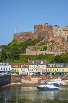 United KIngdom, Channel Islands, Gorey, Mont Orgueil Castle or Gorey Castle